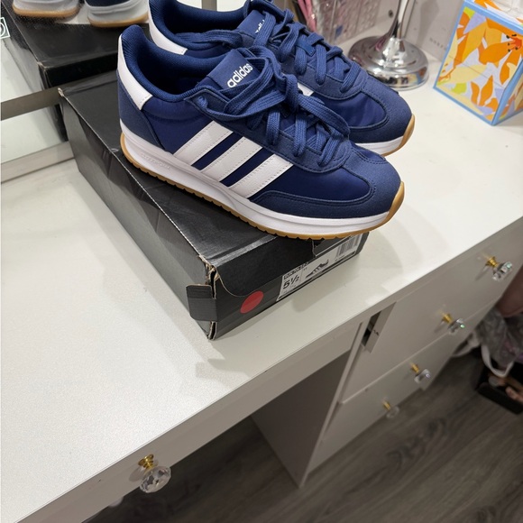 adidas Other - adidas Navy and White RUN 70s Retro Trainers